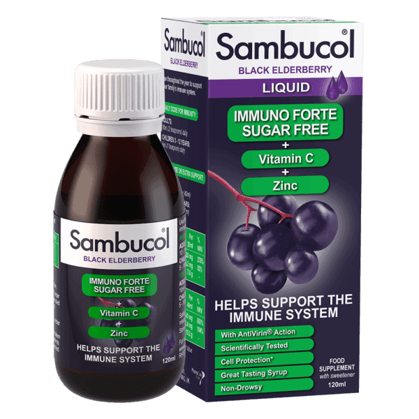 Sambucol Immuno Forte Sugar Free 120ml Liquid